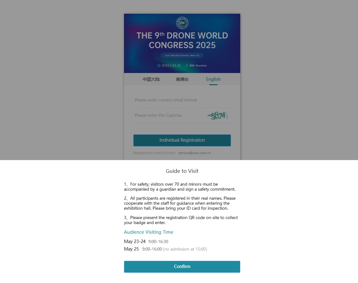 How to Register for the 9th Drone World Congress?